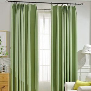 Green Eyelet Curtain